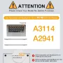 MOSISO калъф за MacBook Air 15-инчов 2024 2023 M3 A3114 M2 A2941 Touch ID, снимка 5