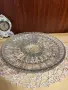 Красиво ретро плато за сервиране от масивно стъкло , снимка 1