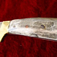 Нож каракулак 38 см.,ятаган,еленов рог. , снимка 9 - Ножове - 36918186