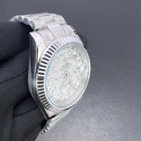 Унисекс часовник Rolex Oyster Perpetual Day-Date с автоматичен механизъм, снимка 4 - Дамски - 37037991