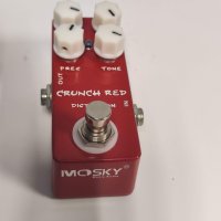 Mosky Crunch Red Distortion Guitar Pedal True Bypass - Драйв педал за ел китара /КАТО НОВ/, снимка 4 - Китари - 38002768