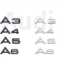 Емблема За Задния Багажник За:Audi A3;A4;A5;A6;A7;A8;Q3;Q5;Q7, снимка 4 - Аксесоари и консумативи - 44244408