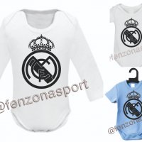 Боди с емблема Реал Мадрид, снимка 1 - Бодита за бебе - 39486868