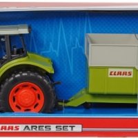 Dickie Toys - Трактор с подвижно ремарке-самосвал Claas Ares Set, 53 cm,, снимка 5 - Коли, камиони, мотори, писти - 31211130