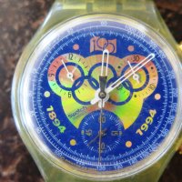Ръчен часовник Swatch SWISS Chronograph"Sarajevo Olympics 94", снимка 11 - Мъжки - 44242721