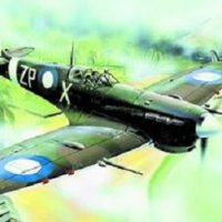 Сглобяеми модели - самолет Spitfire MkVC, снимка 1 - Колекции - 31120451
