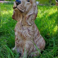 Кученце от бетон за декорация. Градинска статуя фигура от бетон, снимка 2 - Статуетки - 38167179
