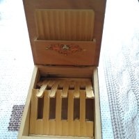 Дървена кутия за цигари , снимка 9 - Антикварни и старинни предмети - 40332657