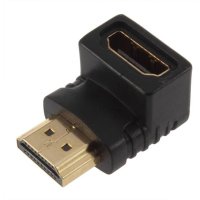 Букса преходна ъглова HDMI(ж)/HDMI(м), снимка 1 - Части и Платки - 42530363
