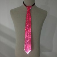Вратовръзка LED USB светеща - червен цвят, снимка 7 - Други - 30204213