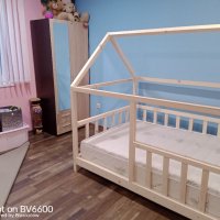 Детско легло тип къщичка, снимка 7 - Бебешки легла и матраци - 37087321