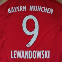 Bayern Munchen / ADIDAS / детска футболна тениска на Байерн Мюнхен , #9 Lewandowski, снимка 9 - Детски тениски и потници - 44242278