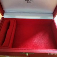 Старинна швейцарска кутия бижута кожена, снимка 5 - Антикварни и старинни предмети - 30267767