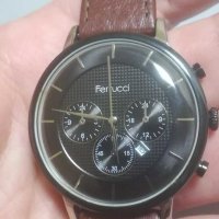 Мъжки часовник. Ferrucci. Кварцов часовник. Vintage watch. Класически модел. , снимка 8 - Мъжки - 31455754