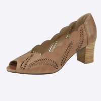 Нови немски обувки "HEINE"-естествена кожа 38 номер, снимка 1 - Дамски елегантни обувки - 38952701