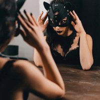 Еротична маска за лице , секси маска - Секси коте - Black, снимка 5 - Други - 38563811