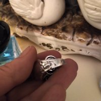 Авторски сребърен пръстен с аметистова друза, снимка 4 - Пръстени - 36937940