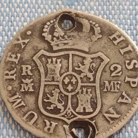 Сребърна монета 2 реала 1795г. Карлос IV Мадрид Испания 13640, снимка 9 - Нумизматика и бонистика - 42915094