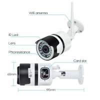 RoboCam Безжична FullHD WiFi IP 5MPX камера за външен монтаж видеонаблюдение, снимка 6 - IP камери - 29219351