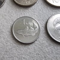 Монети. Исландия.  0.10, 1, 5  10, 50 и 100 крони. 6 бр., снимка 6 - Нумизматика и бонистика - 42314837