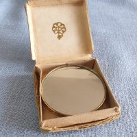 Ретро огледалце в оригинална опаковка- бронз и порцелан., снимка 1 - Други ценни предмети - 35305618