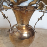 Посребрена ваза. , снимка 1 - Антикварни и старинни предмети - 44791091