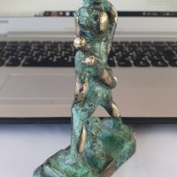 Антикварна френска бронзова фигура статуетка , снимка 6 - Антикварни и старинни предмети - 38422590