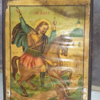Стара руска домашна икона - литография, снимка 7 - Антикварни и старинни предмети - 37565051