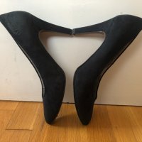 S'Oliver eлегантни велурени обувки, снимка 12 - Дамски обувки на ток - 44244283