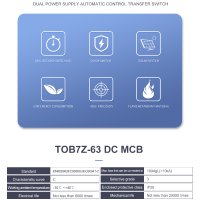 440V DC Предпазители Автоматични 2P Двуполюсни Прекъсвач За Фотоволтаици, снимка 7 - Друга електроника - 42727810