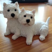  Статуетки West Highland Terrier Колекционерски Статуетки , снимка 4 - Други стоки за дома - 36837096