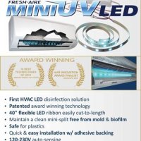 Дезинфекция в климатичните системи mini UV LED, Fresh Aire UV, снимка 3 - Овлажнители и пречистватели за въздух - 35342853