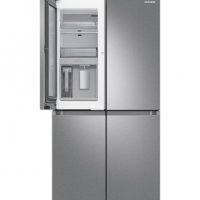 Двукрилен хладилник Side by side Samsung RF65A967ESR/EO, 647 л, Клас E, No Frost, Showcase, Beverage, снимка 1 - Хладилници - 40095373