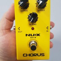 Nux CH-3 Chorus Electric guitar pedal effect - хорус педал за ел китара /КАТО НОВ/, снимка 2 - Китари - 36870260