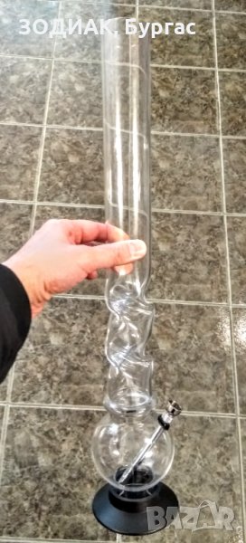 Нов ГОЛЯМ Акрилен Айс БОНГ - 50 см, снимка 1