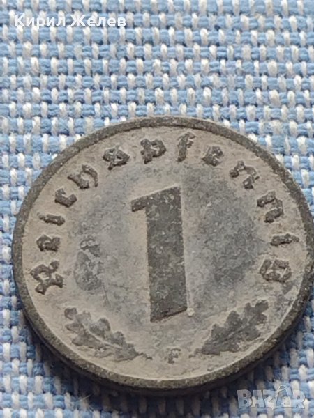 Монета 1 райхсфенинг 1942г. Германия Трети Райх с СХВАСТИКА за КОЛЕКЦИЯ 29581, снимка 1