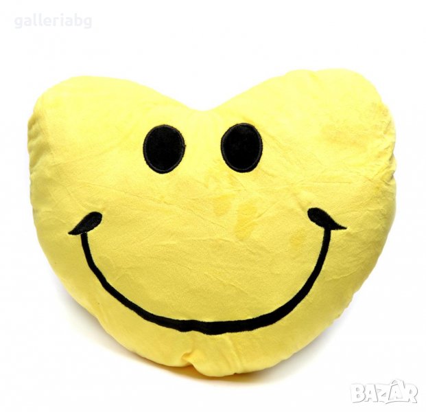 Възглавница емотикон - Сърце , снимка 1