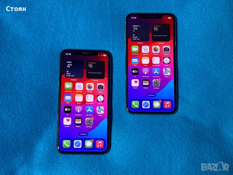 IPhone XS Gold/White 64gb 100% батерий Перфектни! Гаранция, снимка 1