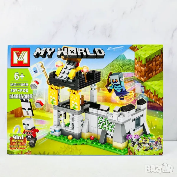 Конструктор Майнкрафт, 307 части, Minecraft Конструктор, My World, снимка 1