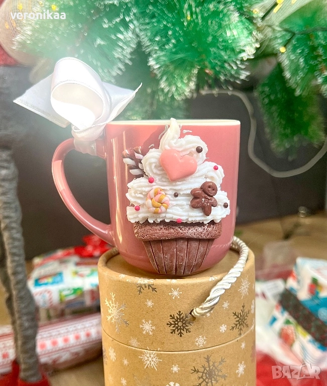 Чаша "Коледно кексче", снимка 1
