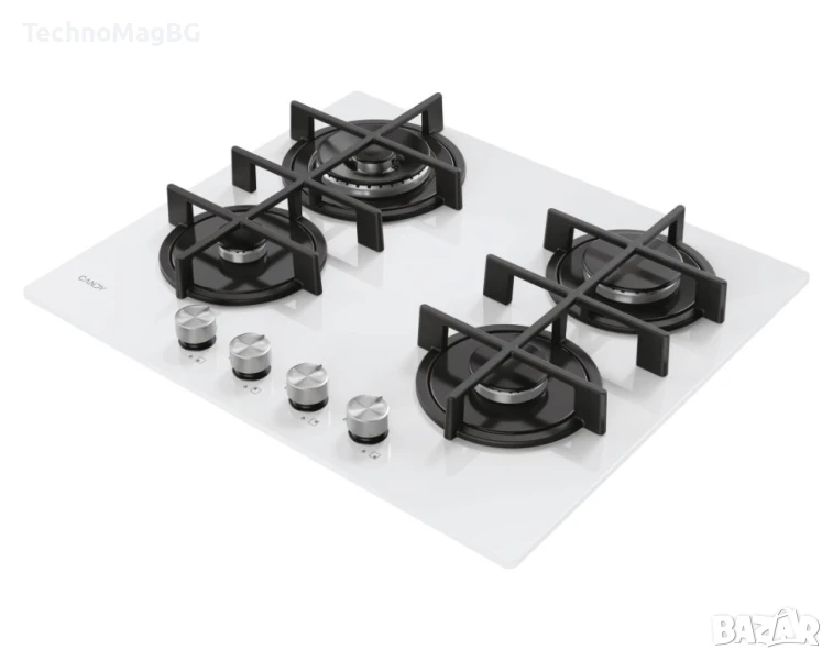 Газов плот/котлони за вграждане Candy CVG6BR4WTW , 595 mm x 510 mm, снимка 1