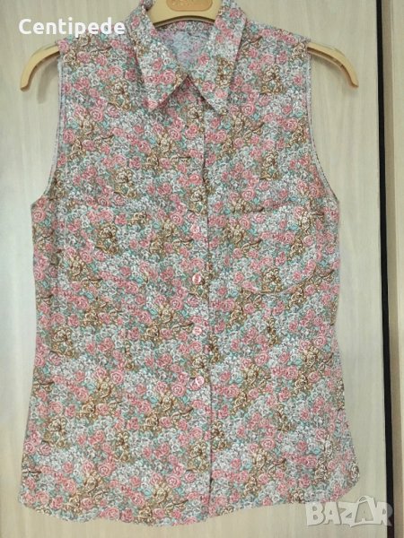 Памучна риза без ръкави, снимка 1