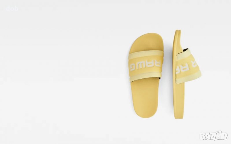 Нови жълти дамски чехли G Star оригинал, снимка 1