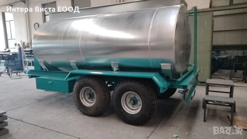 Цистерна за вода 8 тона с помпа, снимка 1