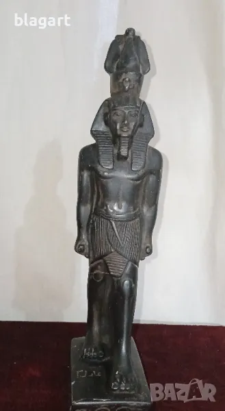 Египетска фигура-черен камък, снимка 1