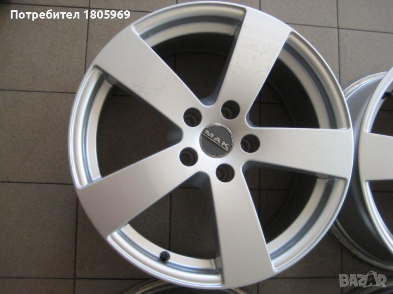4бр. ал. джанти MAK 5x114,3 , 8 x 18 , ET40, снимка 1