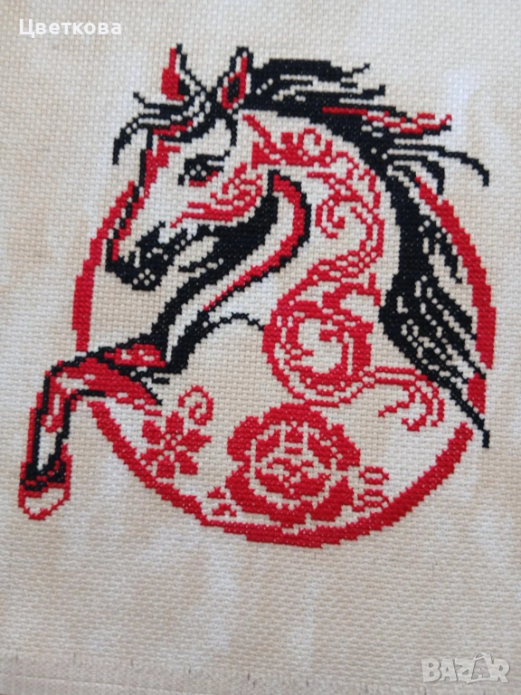 Гоблен ,, Огнения кон,,, снимка 1