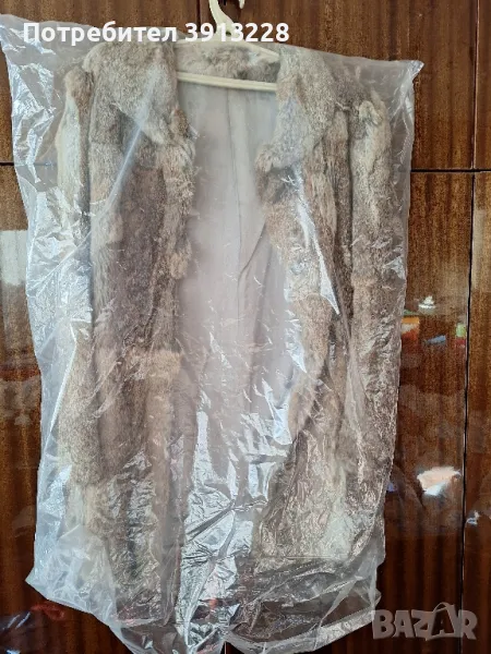 Кожено палто заешка кожа., снимка 1