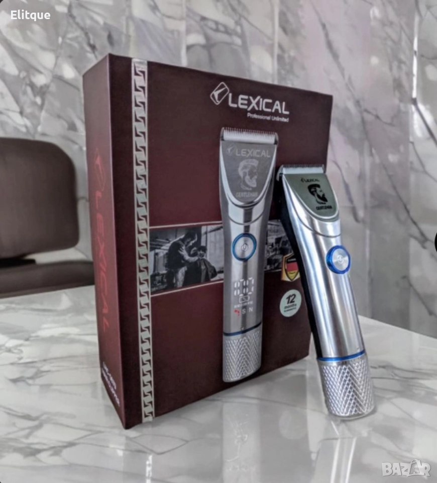 Акумулаторна машина Lexical LHC-5670 за коса и брада, 5W, 2200mAh, LCD дисплей, снимка 1