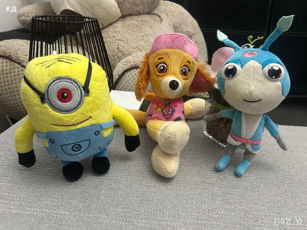Плюшени играчки, 3 от най- известните детски герои, снимка 1
